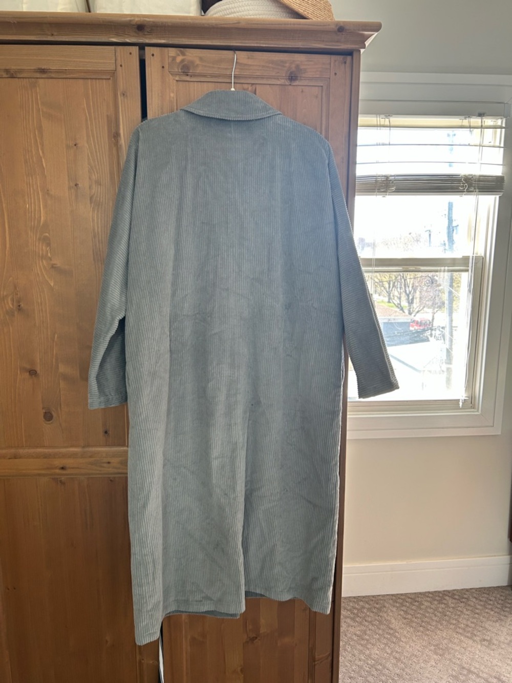 Rachel Comey Gray Marcelino Maxi Shirt Dress - Picture 5 of 8